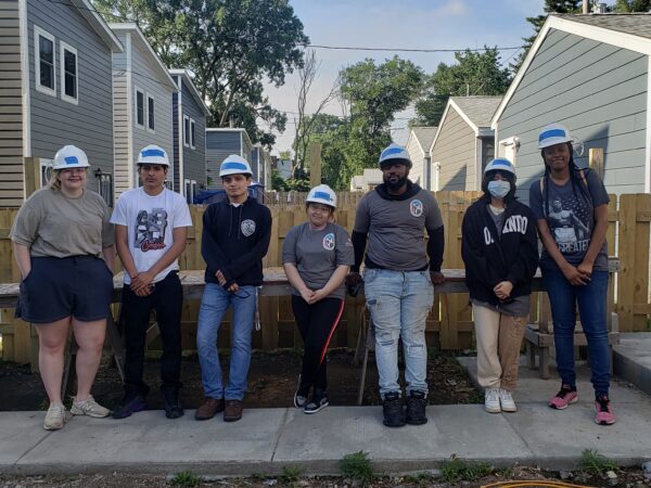 group of people wearing hard hat